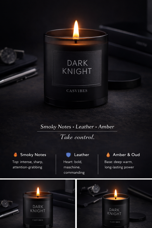 Casvibes - Dark Knight - Luxury Soy Wax Candles