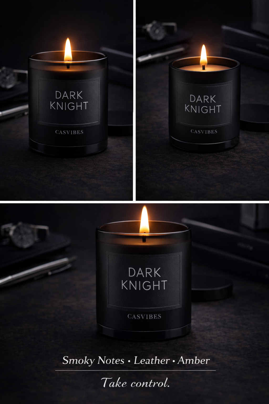 Casvibes - Dark Knight - Luxury Soy Wax Candles