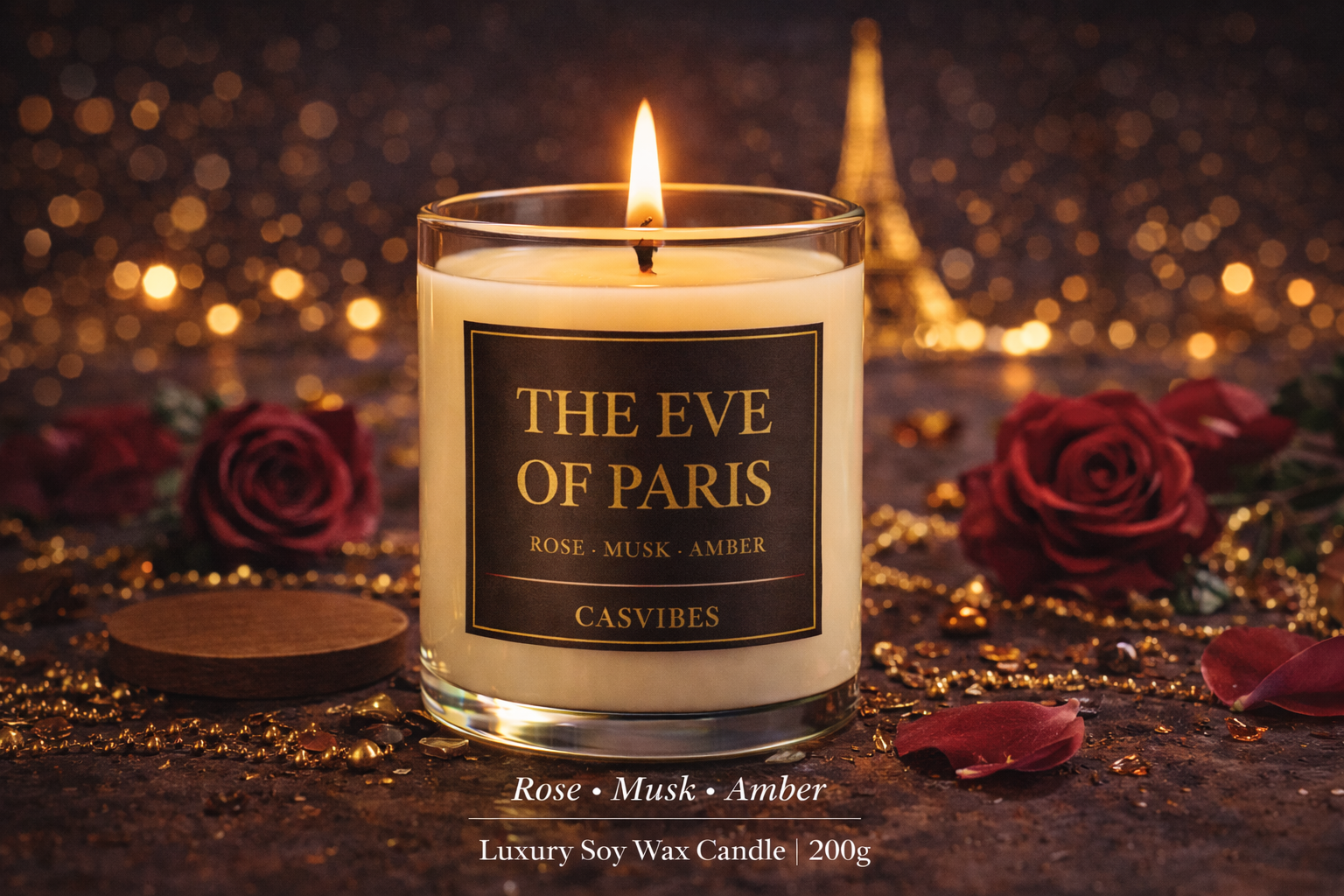 Casvibes – The Eve of Paris | Luxury Soy Wax Candle