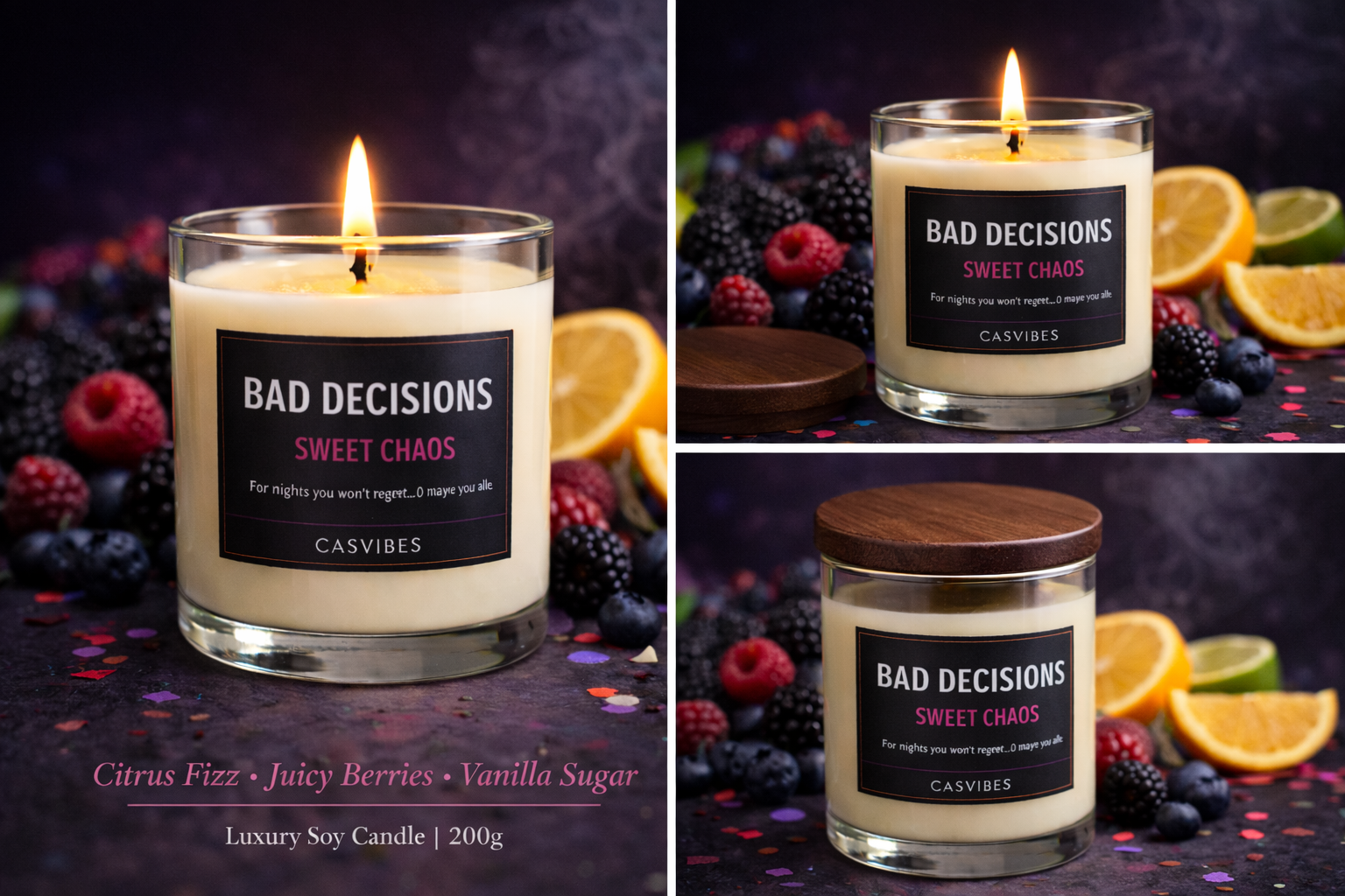 CASVIBES — BAD DECISIONS: SWEET CHAOS