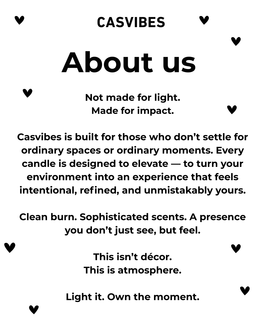 CASVIBES — BON APPÉTIT: ENDLESS CONVERSATIONS