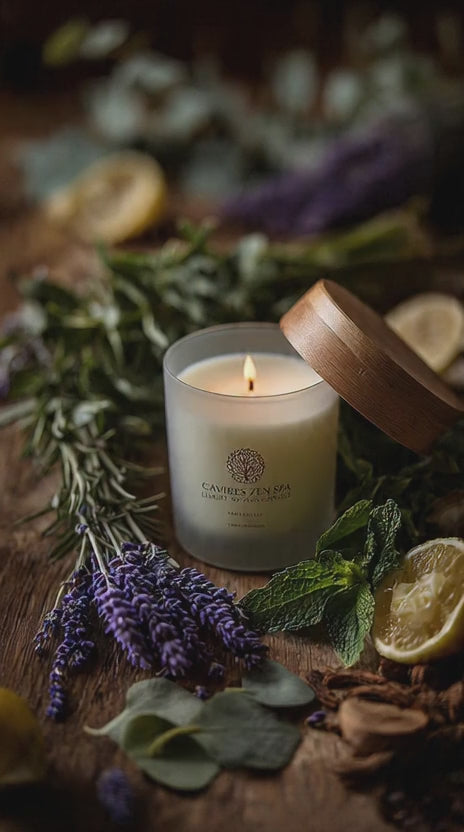 Casvibes Zen Spa – Luxury Soy Wax Candle
