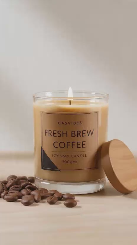 Casvibes Midnight Espresso – Soy Wax Coffee Candle