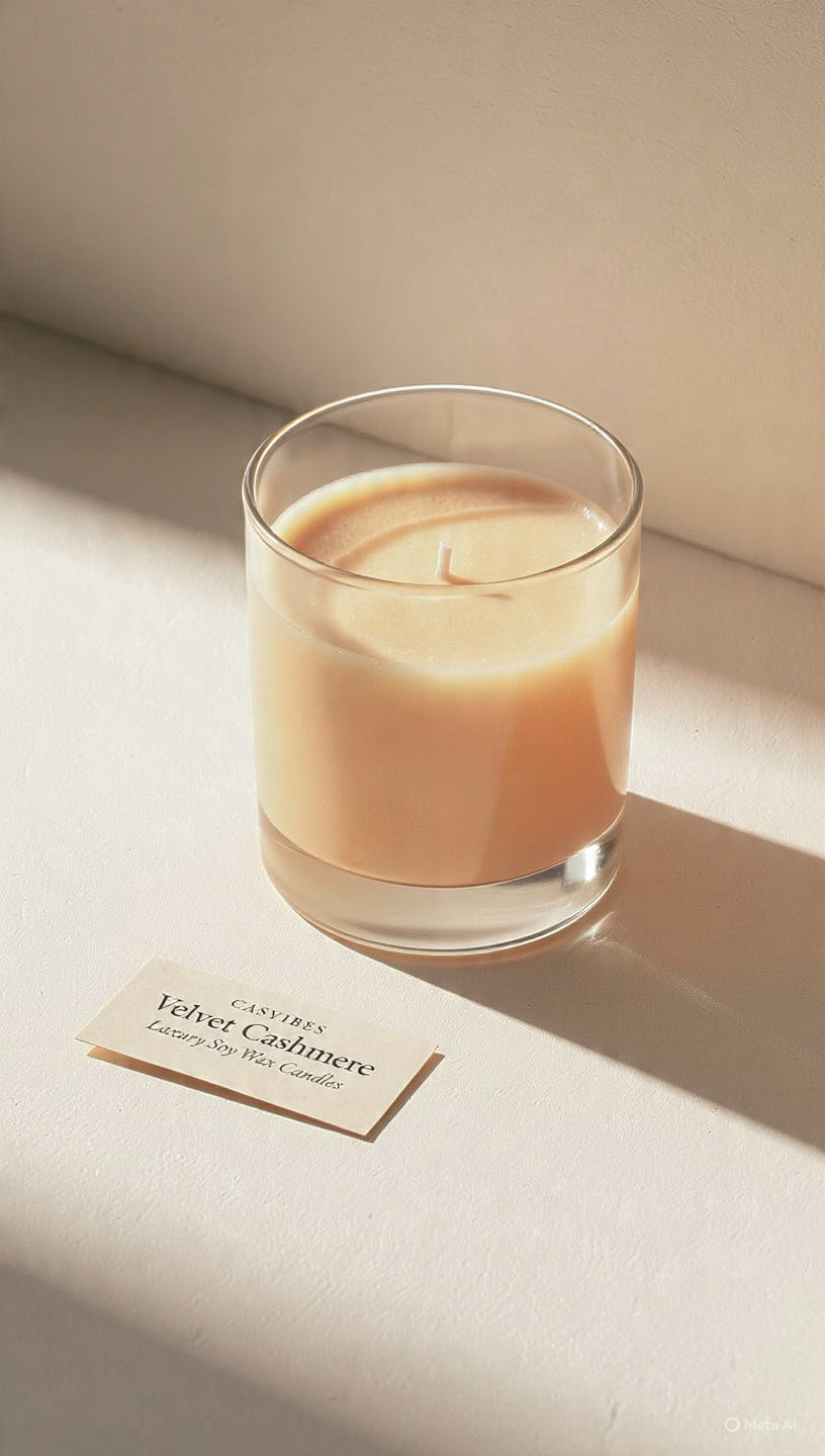 Casvibes Velvet Cashmere - Luxury Soy Wax Candle