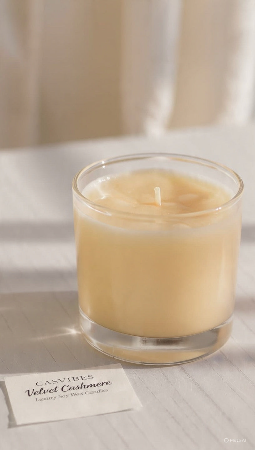 Casvibes Velvet Cashmere - Luxury Soy Wax Candle
