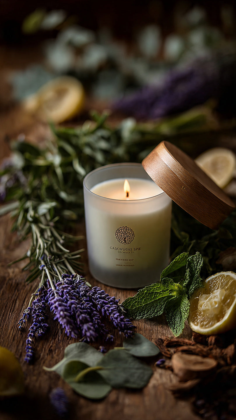 Casvibes Zen Spa – Luxury Soy Wax Candle