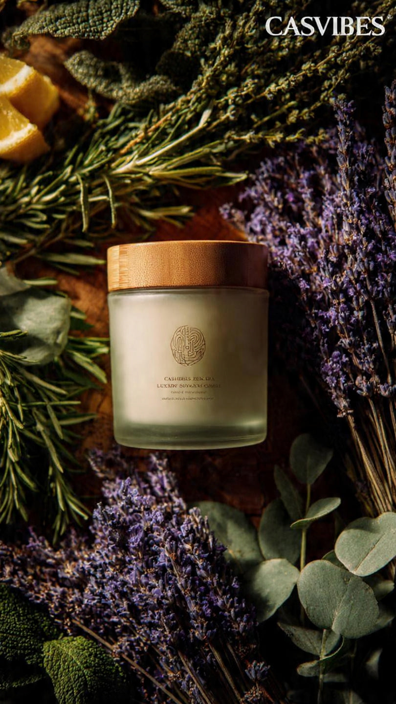 Casvibes Zen Spa – Luxury Soy Wax Candle